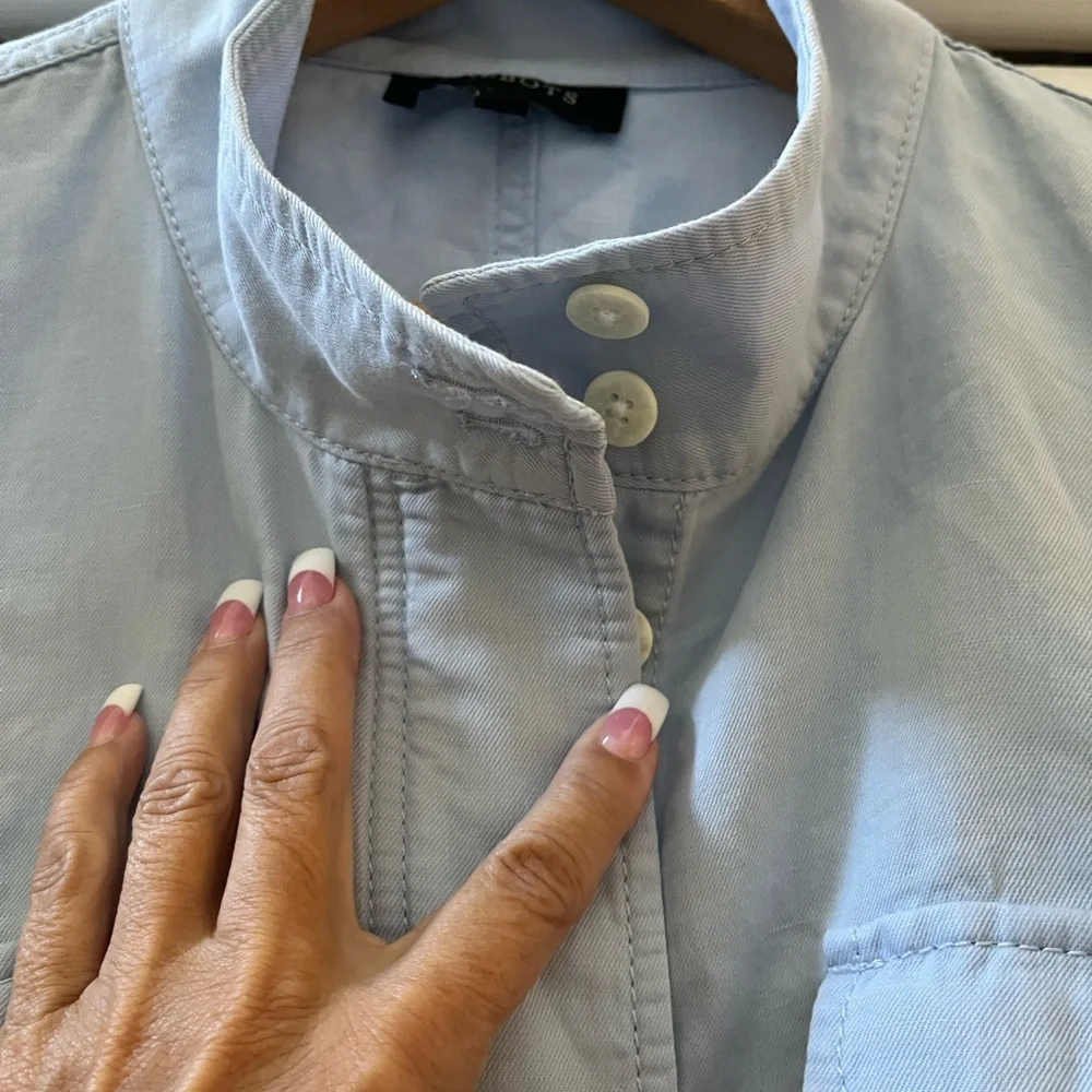 Talbots Light Blue Utility Jacket - Picture 4 of 5